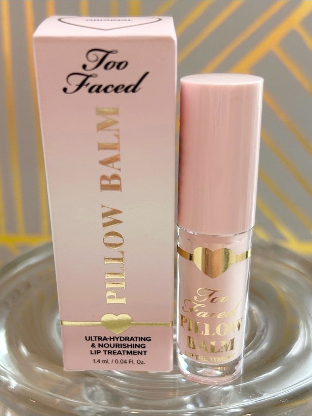 💋✨Too Faced Pillow Balm Ultra Hydrating Lip Treatment Original NIB Travel Size 💋